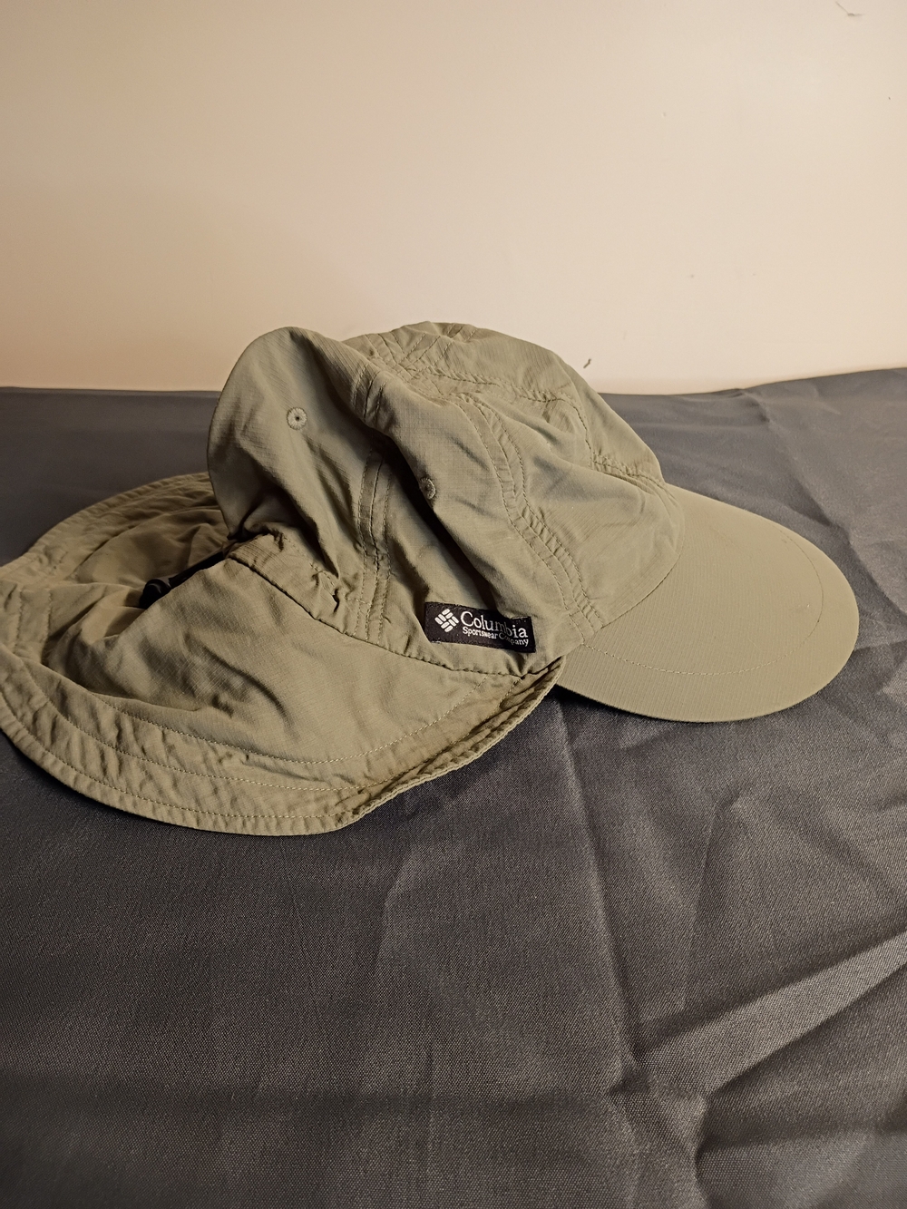 Columbia Men's Lightweight Olive Outdoor Sun Hat